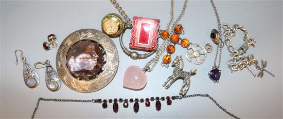 Collection of silver jewellery